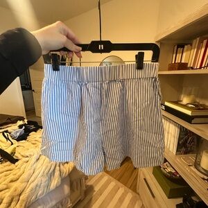 Daily Drills Blue and White Boxer Shorts
